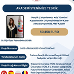 Üniversitemizin Ortak Olduğu Erasmus+ KA153- YOU Projesi Kabul Edildi